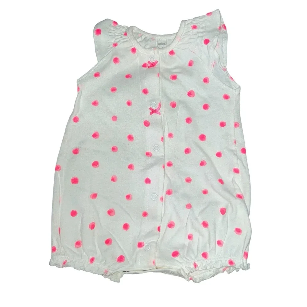 Bundle Of 6 Baby Girls One Piece Outfits 0-3M Summer Fish Watermelon Gap Carters